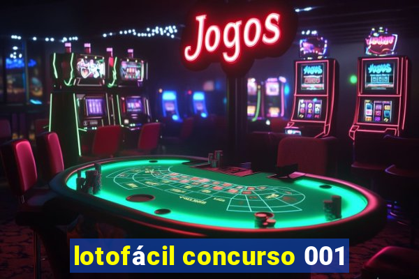 lotofácil concurso 001